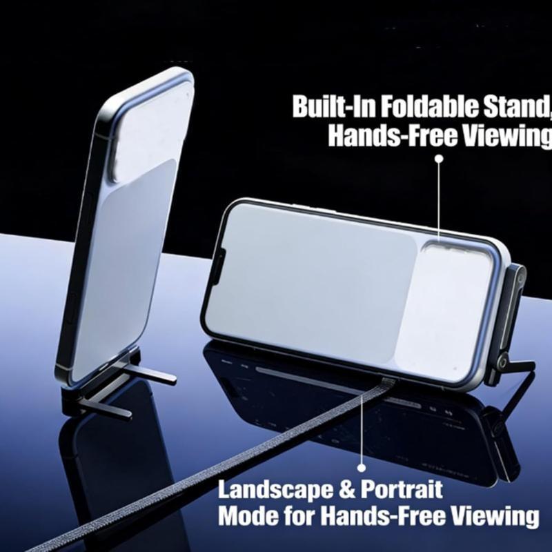 Invisible Charging Cable with Stand, 240w Braided Fast Charger, Type-C Interface, Foldable Phone Holder, for Smartphones and Tablets