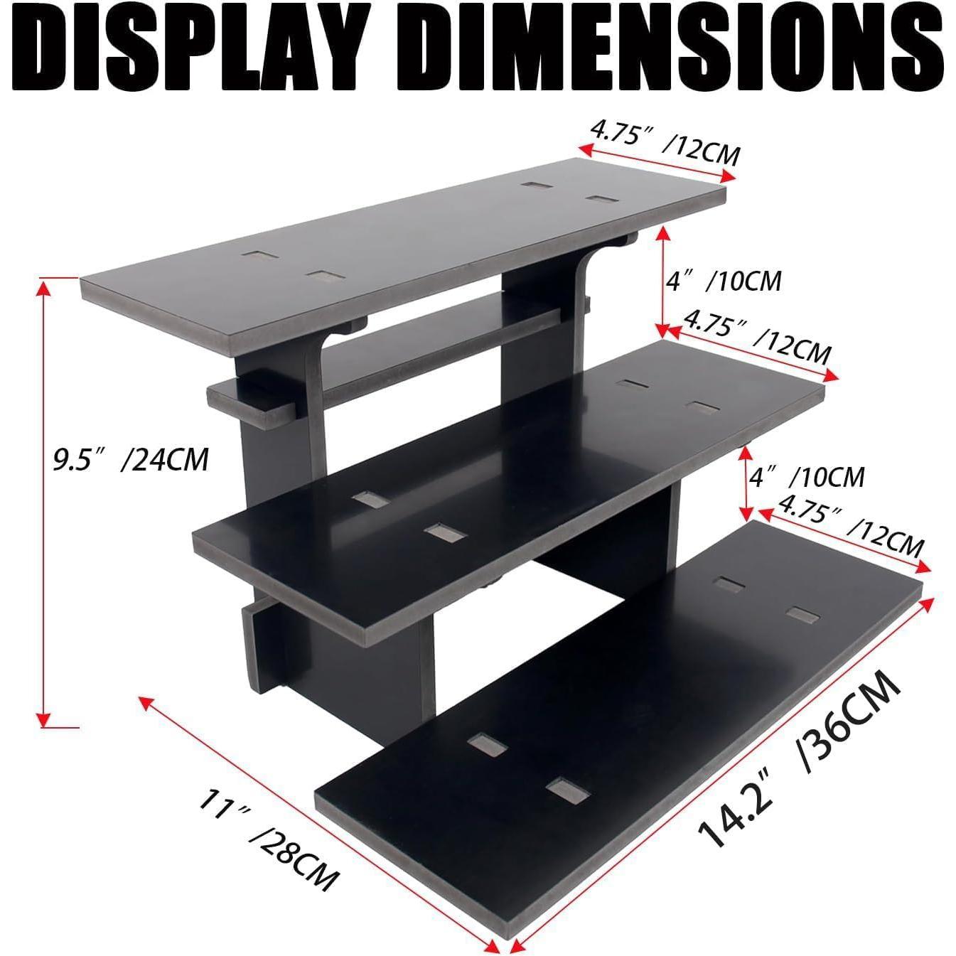 3 Tier Staight Retail Table Display Stands Farmers Market Display Shelf for & Merchandise, Portable Retail Display Shelves for Retail Stores & Vendors for Cupcake Stand, Craft Shows 3 Tier Staight Retail Table Display Stands Farmers Market Display Shelf for & Merchandise, Portable Retail Display Shelves for Retail Stores & Vendors for Cupcake Stand, Craft Shows