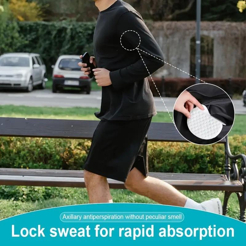 100pcs Underarm Sweat Pads, Disposable Unisex, Breathable Invisible Design, Comfortable Non-Irritating, Three-Layer Technology