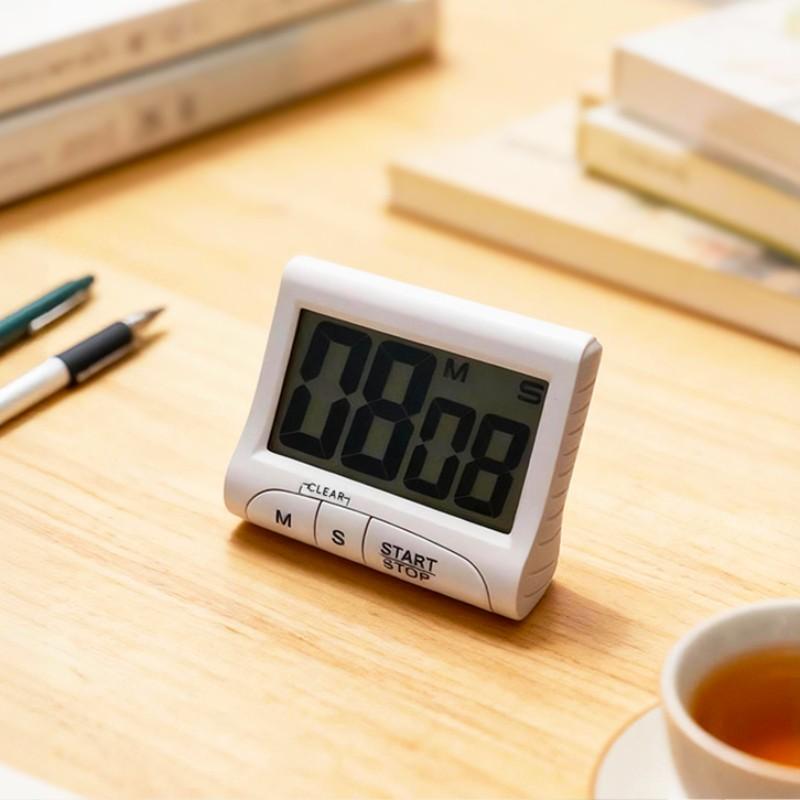 Large Screen Multi-Function Electronic Timer, Magnetic Design, Countdown, Alarm Clock, Stopwatch, Kitchen Baking Timer, Office, Gym, Home Use