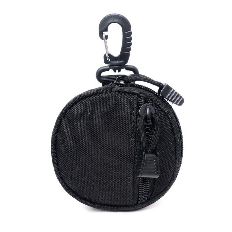 Durable Nylon Mini Storage Bag, Tactical Zipper Pouch for Daily Gear, Coin Purse, Keychain Holder, Wireless Earphone Stand, Portable Storage Organizer