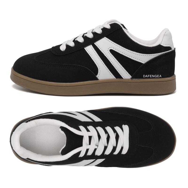 Women's Round Toe Casual Sports Sneakers Lace-Up Comfortable & Breathable Suitable For Outdoor Daily Wear Fashionable And Versatile 4 Seasons