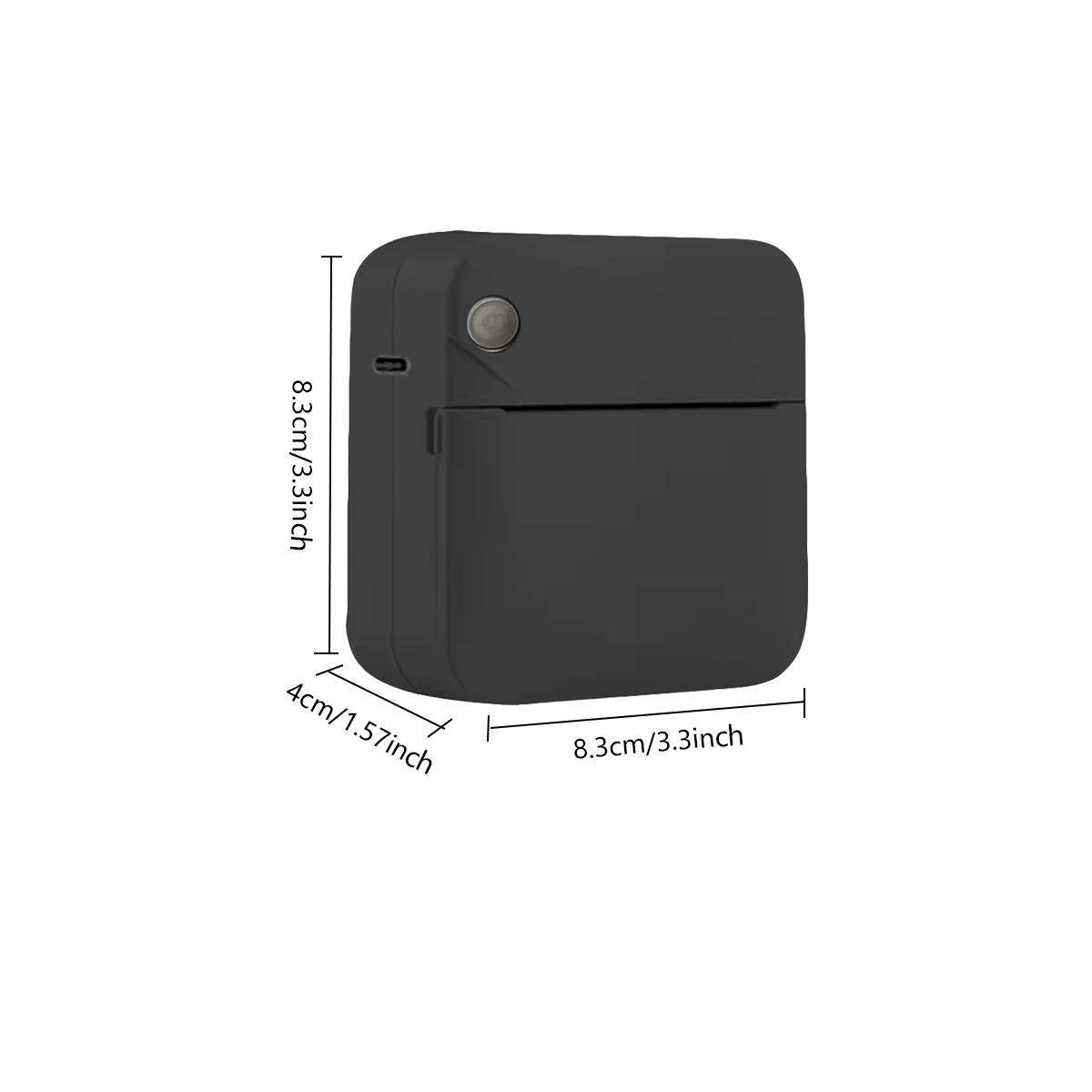 Portable Wireless Mini Printer, Thermal Inkless Printer, Compatible with iOS and Android, Ideal for Office and Home Use