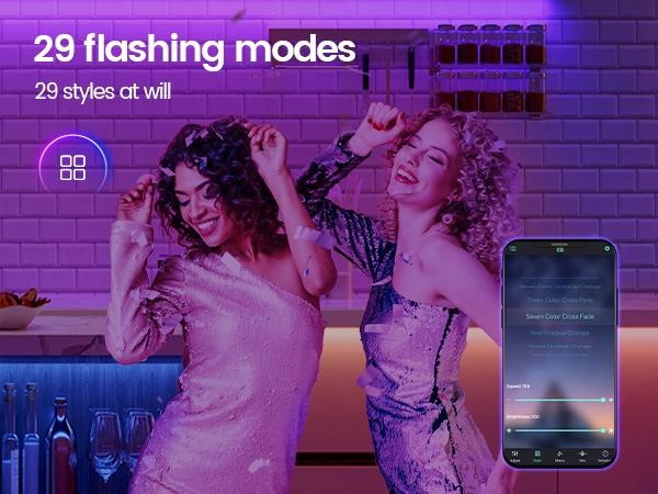 SEDETA 58-Inch L-Shaped Computer Desk with Storage, LED L-Shaped Gaming Desk with Storagefor Home Office Furniture Gaming