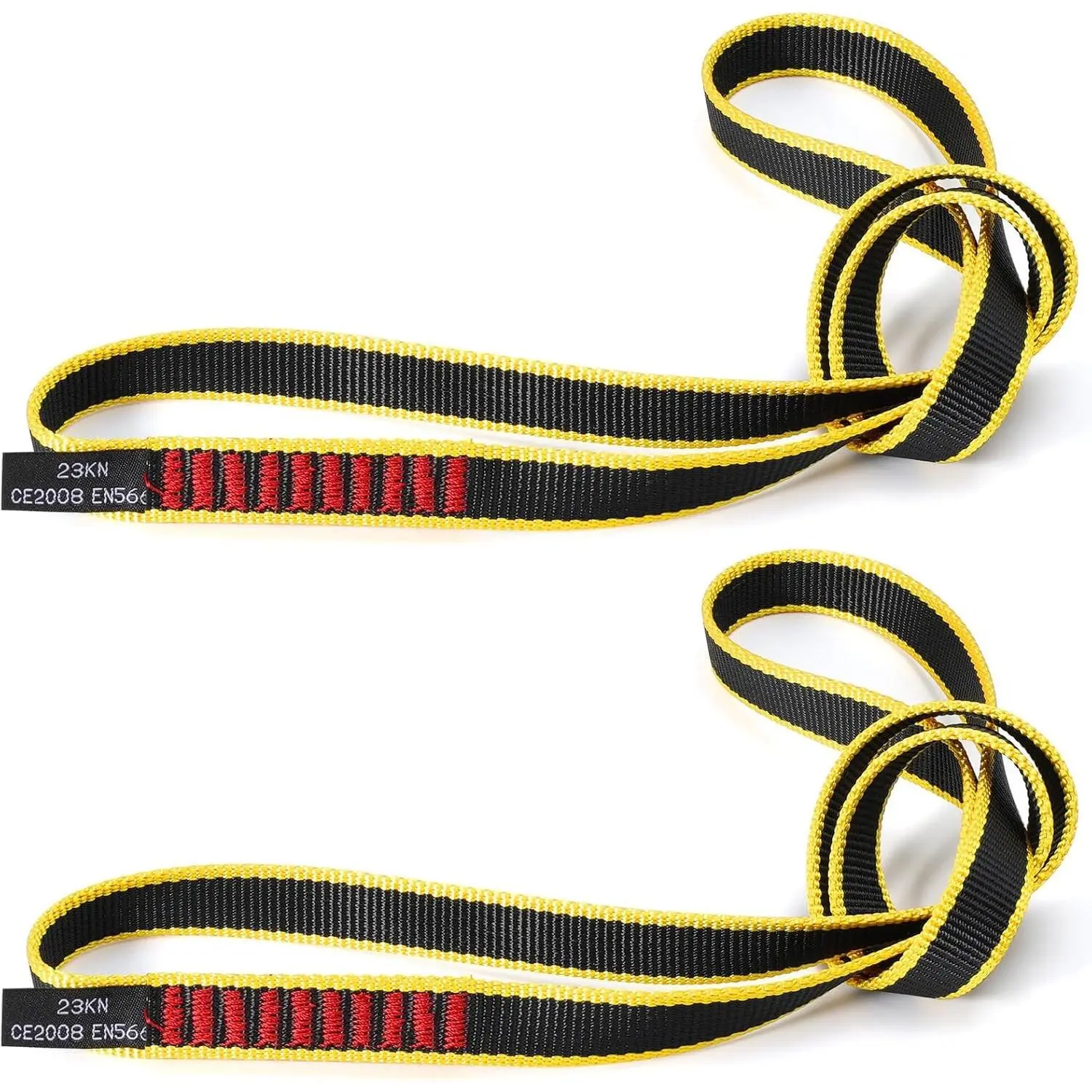 20MM Nylon Climbing Sling Runner 23KN CE2008/EN566 Rock Climbing Webbing Straps for Rock Climbing Rappelling Swing Yoga Hammock etc