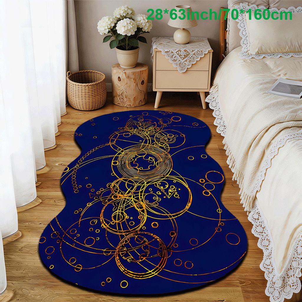 Magic Array Style Velvet Carpet, Non-Slip, Suitable for Bedroom/room, All Seasons, Durable and Easy to Maintain