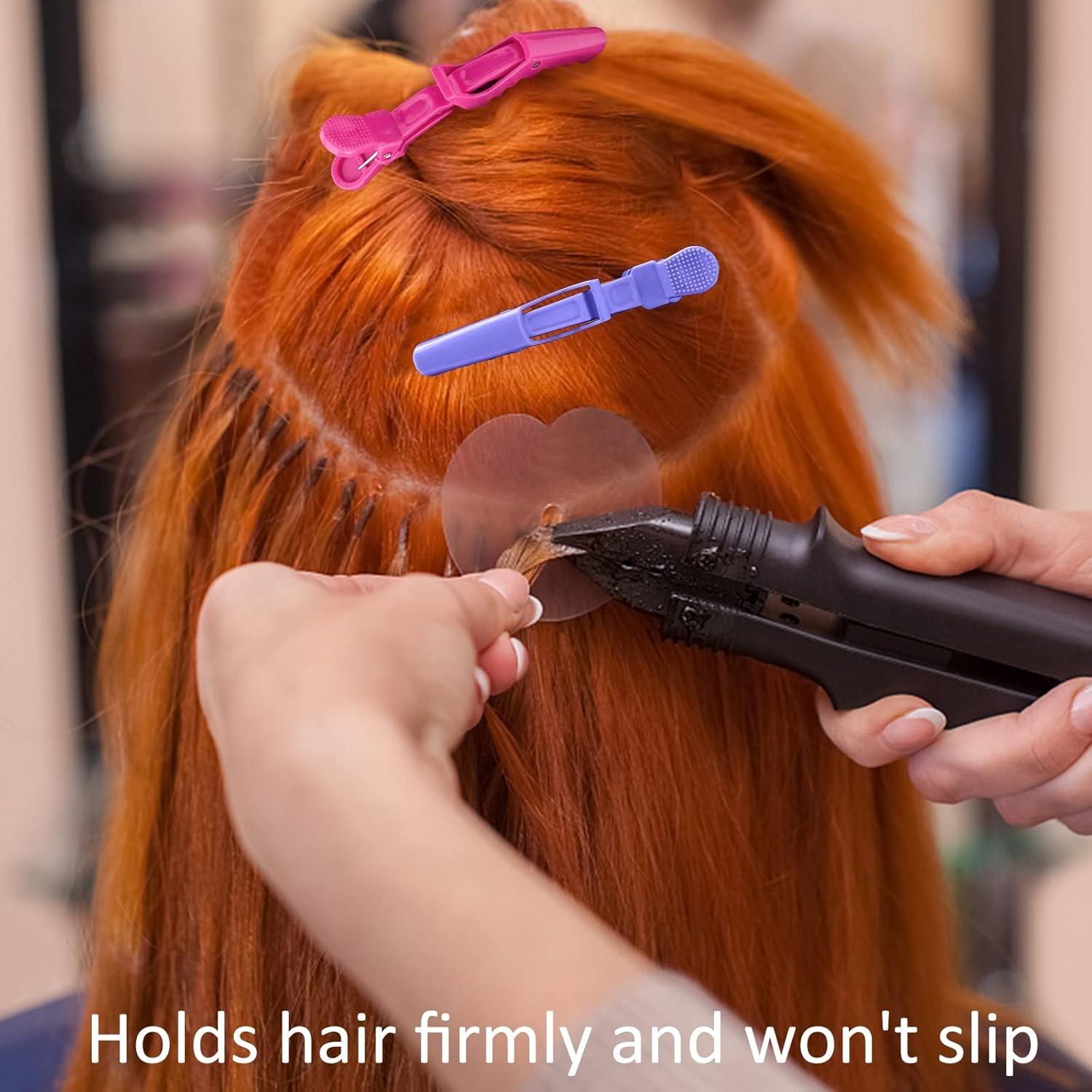 6-Piece Hair Clip Set, Includes Styling Clips, Crocodile Clips, Large Opening Clips, Ideal for Makeup and Hairstyling, Home/salon Use