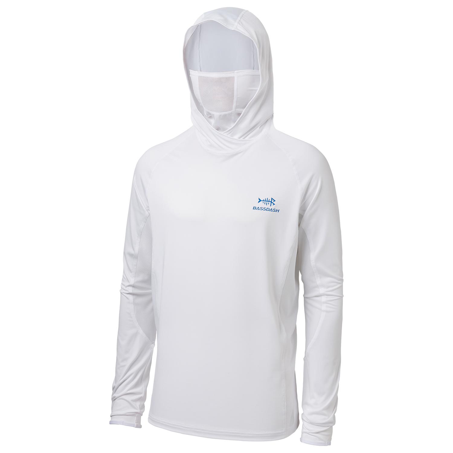 Bassdash UPF 50+ Men’s Long Sleeve Fishing Shirt with Mask UV Neck Gaiter Hoodie Bassdash UPF 50+ Men’s Long Sleeve Fishing Shirt with Mask UV Neck Gaiter Hoodie