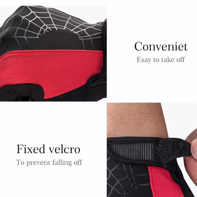 ROCKBROS Full Finger Gloves Touch Screen MTB Motorcycle Bicycle Cycling Gloves Touch Screen Anti-Slip MTB Gloves for Cycling Workout Outdoor Sports