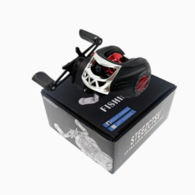 Double Brake Water Drop Reel, Anti-Explosion Line, 7.2 Gear Ratio, Long Cast Lure Reel, Left/right Hand Option, Beginner Lure Fishing Reel, Metal Line Cup, Tackle Supplies