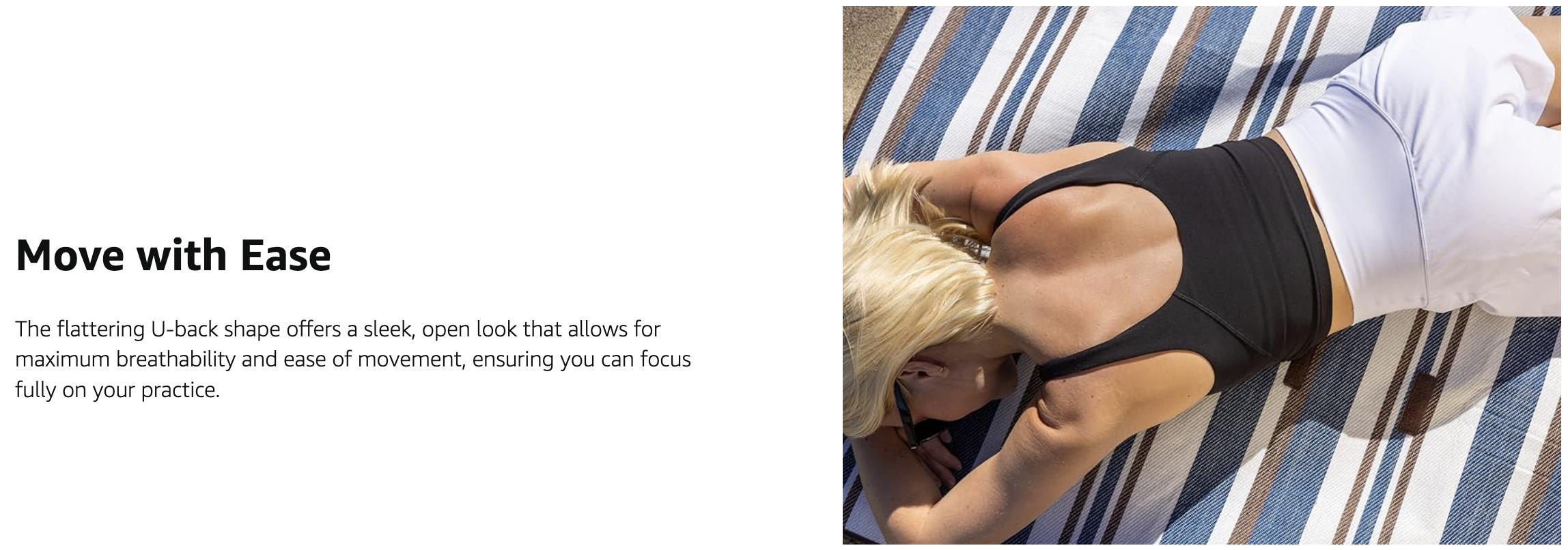 Colorfulkoala Dreamlux Womens Padded Sports Bra High Neck U-Back Workout Athletic Tank Top with Removable Cups