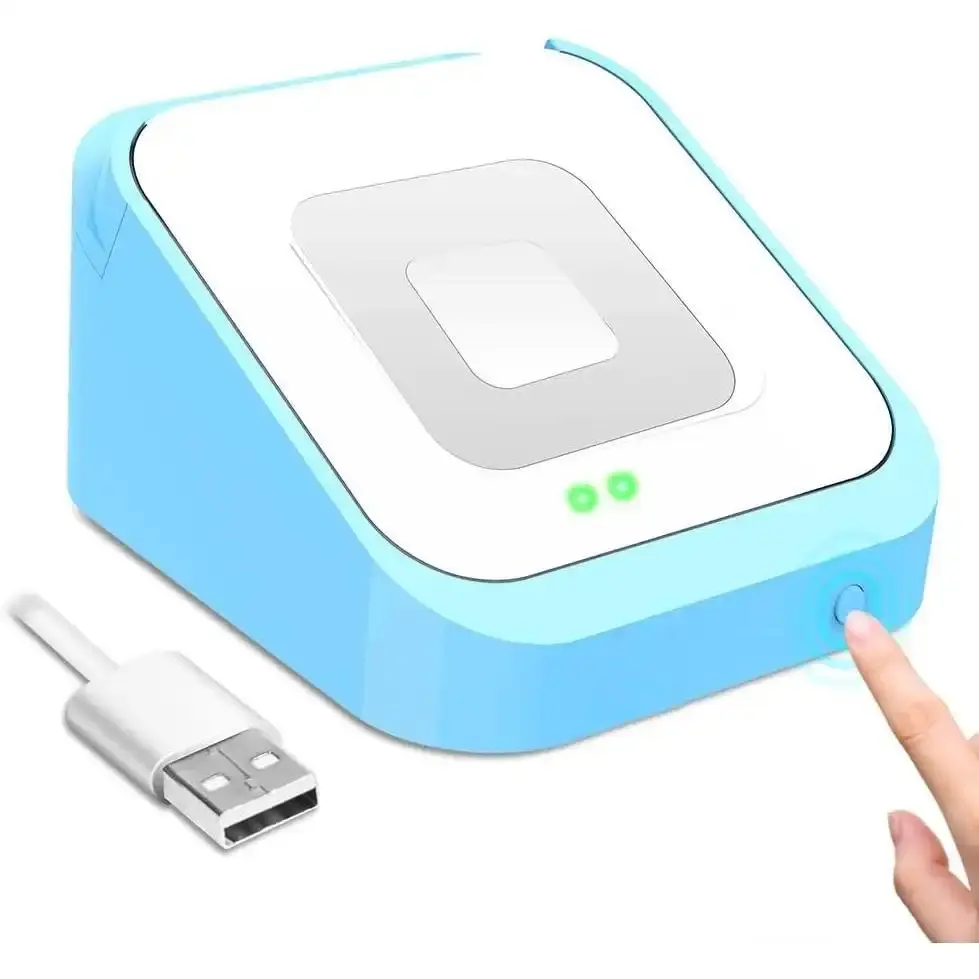 Dock Compatible with Square Reader 2nd Generation, Square Card Reader Stand Holder, Anti-Sleep Button, One Click to Turn On, Blue.