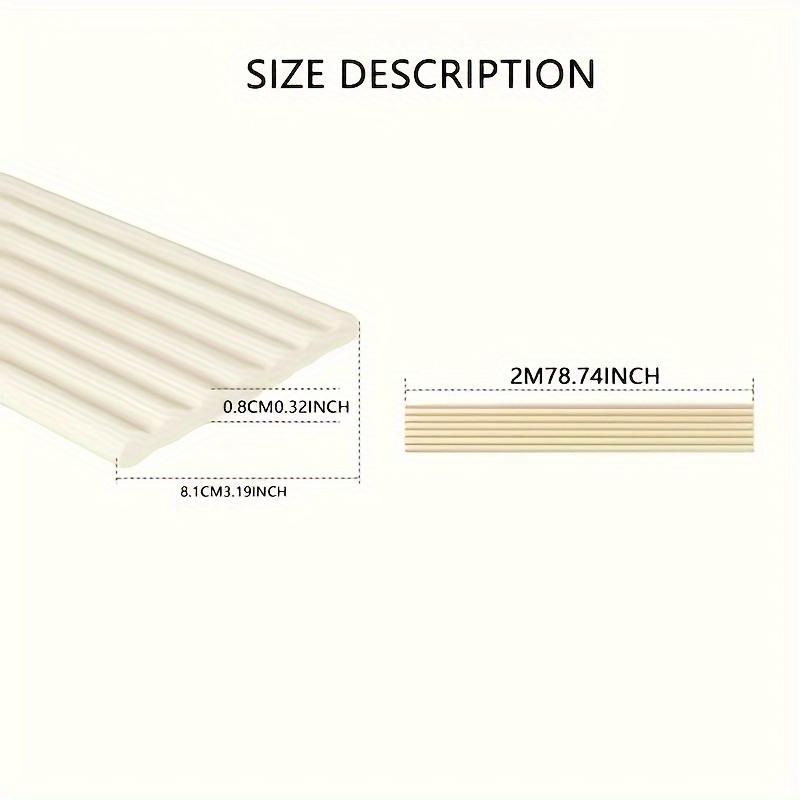 Yitape Universal Furniture Corner Protector Stickers, Soft Self-Adhesive Strip, Easy Install for Table/dresser, Invisible Protection