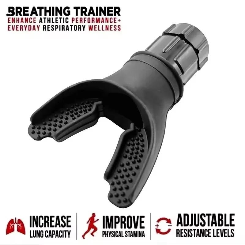 Portable Lung Breathing Exercise Device, Adjustable Resistance Endurance Trainer, Portable Breath Fitness Equipment, Home Workout Equipment, Home Training Equipment