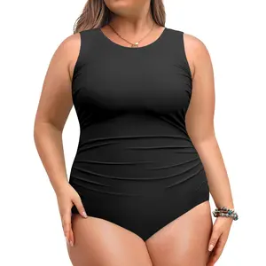Daci Women Plus Size One Piece Swimsuit Tummy Control Athletic Bathing Suit Slimming Swimwear  SwimWeek  summervibes