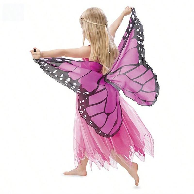 Angel Butterfly Wings Cape, Festival Party Stage Performance Costume, Children Role Play Dress Up Clothing, Fairytale Outfits, Kids Halloween