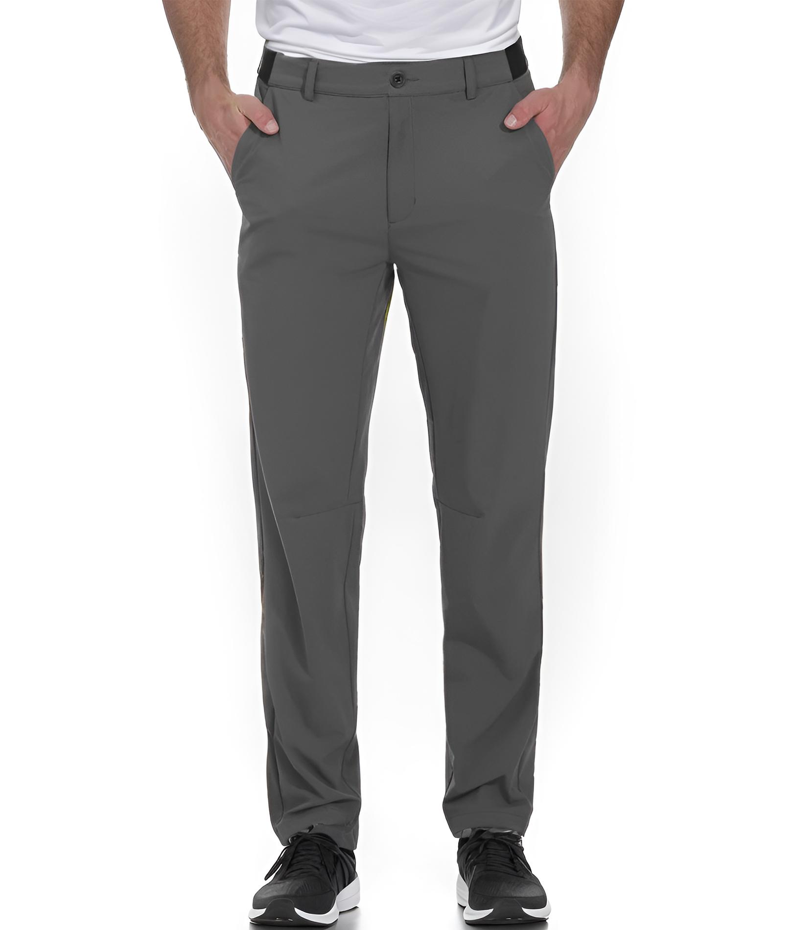 COOFANDY Men's Stretch Golf Pants Lightweight Fitted Casual Pants with Pockets