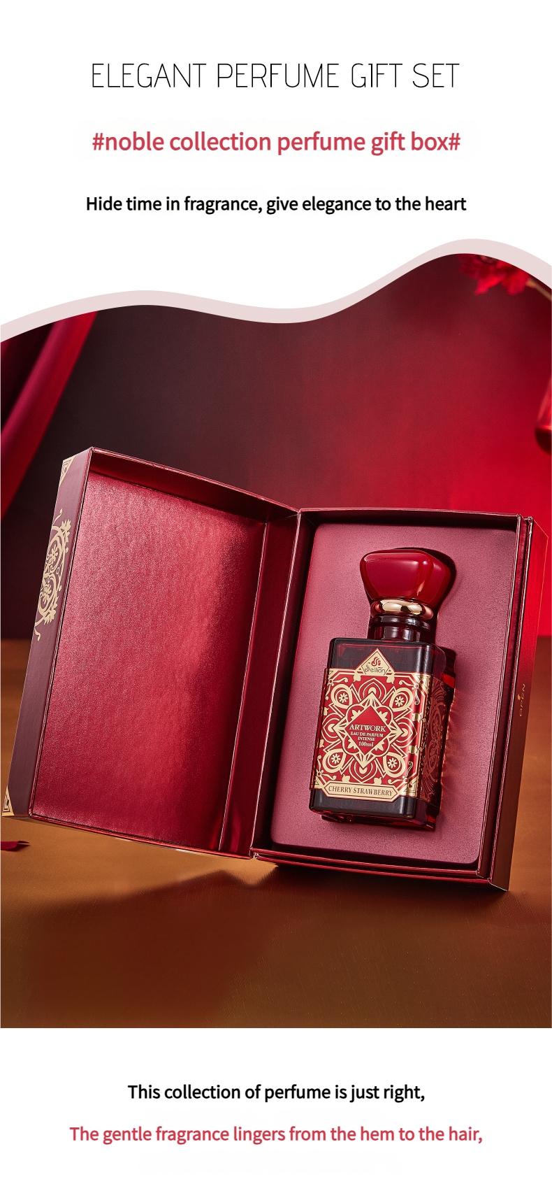 100ML Ruby Perfume, Oriental Food Scented Women's Perfume, Elegant Gift Box, Daily Use, Daily Wear Fragrance, Travel, Christmas Gift