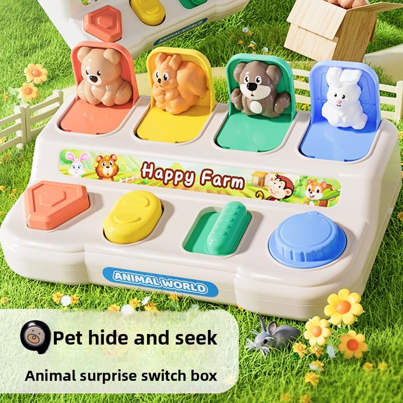 Peekaboo Mechanism Box Cognitive Training Finger Dexterity Interactive ...