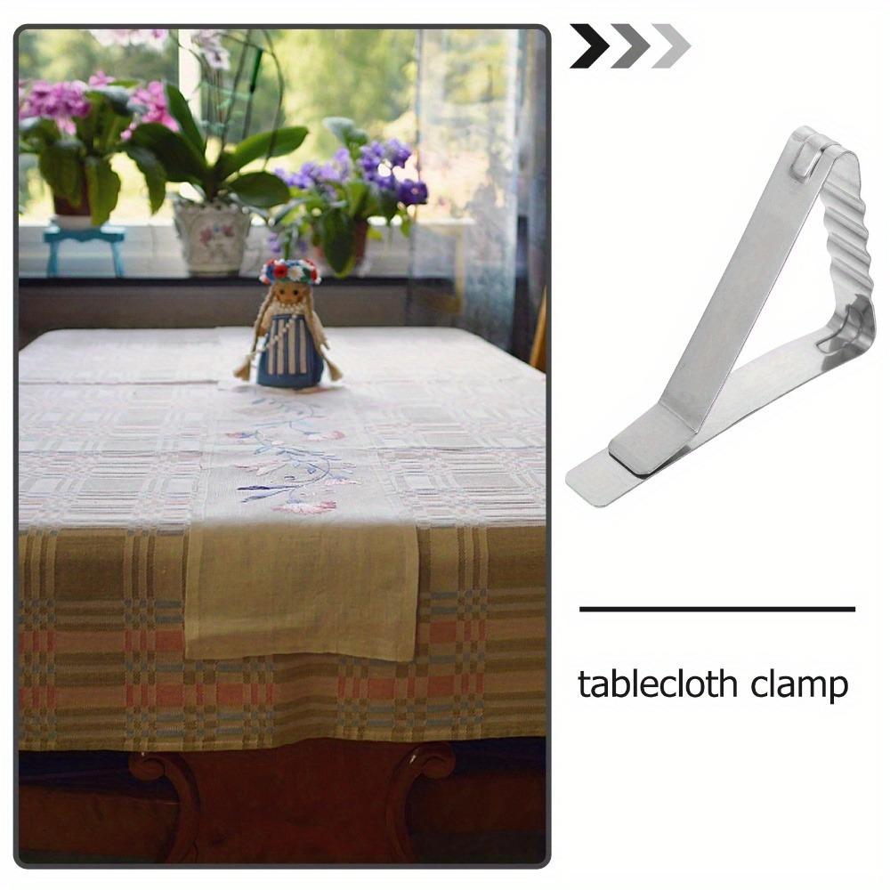 4pcs Tablecloth Clips, Conference Table Anti-Slip Clips, Tablecloth Holders, Picnic Clips, Triangular Tablecloth Clips, Wide-Mouth High-Elasticity Long-Nose Tablecloth Clips, Table Surface Clips