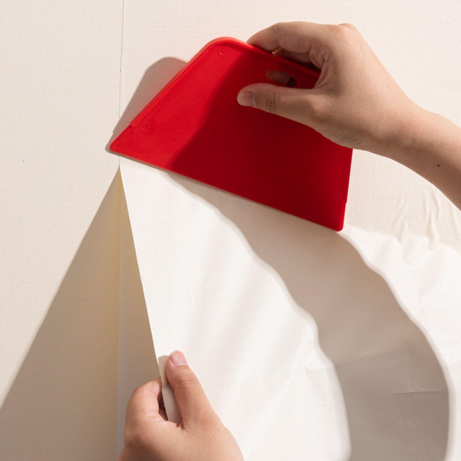 9pcs Peel and Stick Wallpaper Tools Set, Wallpaper Application Spatula, Felt Squeegee, Mini Tape Measure, 1 Craft Knife + 5 Metal Blades, Complete Window Tinting Kit, Car Film Application Tool,  for wallpaper, peel and stick wall tiles, Tinted Film