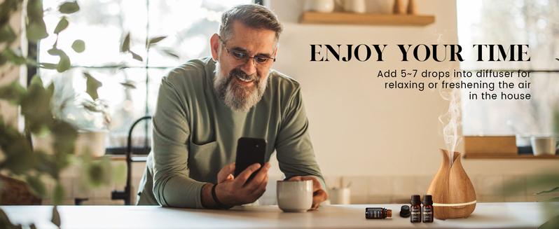 Gentlemen's Essential Oils Set - 6x10ML Mens Fragrance Oil for Candle Making, Diffuser - Sandalwood, Cedar, Leather, Bay Rum, Cologne Aromatherapy Oils for Men Gentlemen's Essential Oils Set - 6x10ML Mens Fragrance Oil for Candle Making, Diffuser - Sandalwood, Cedar, Leather, Bay Rum, Cologne Aromatherapy Oils for Men