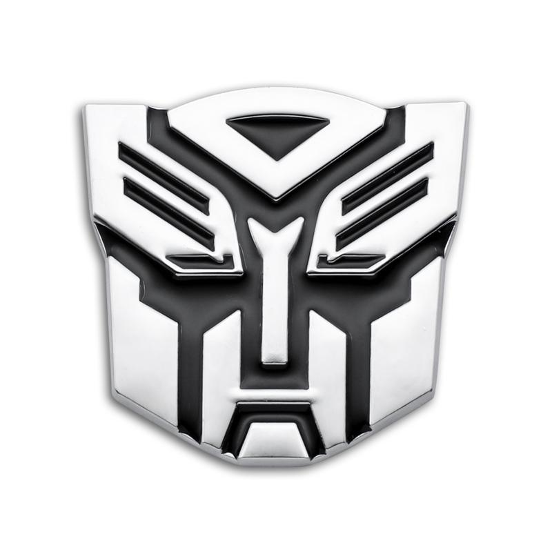 1Pc Car 3D Metal Sticker Car Transformers Autobots and Decepticons Badges Original Logo Cool Car Style Exterior Decoration Car Accessories Personalized Car Appearance
