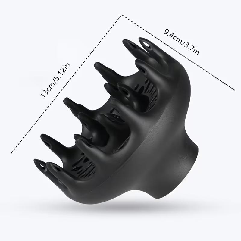 Versatile Curl Diffuser Attachment for Curly and Dense Hair, Durable Nylon Material, Ergonomic Design with 360° Airflow, Salon Quality at Home, Blow Dryer Accessories, Hair Dryer Styler