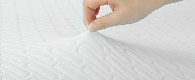 3-Inch Mattress Topper Queen Size,Cozy Gel Memory Foam Cooling Pad White (with Removable & Washable Bamboo Cover) Bedding Sleep