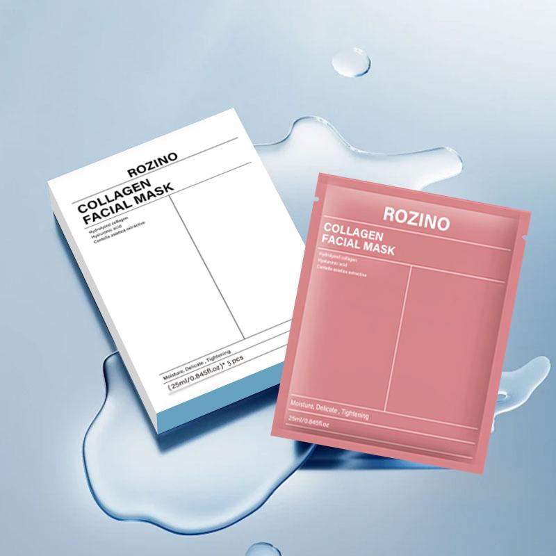 Biological collagen facial mask - moisturizing, pore shrinking, and tightening - enhance skin moisture, shrink pores, enhance elasticity, and glow youthful beauty facial mask