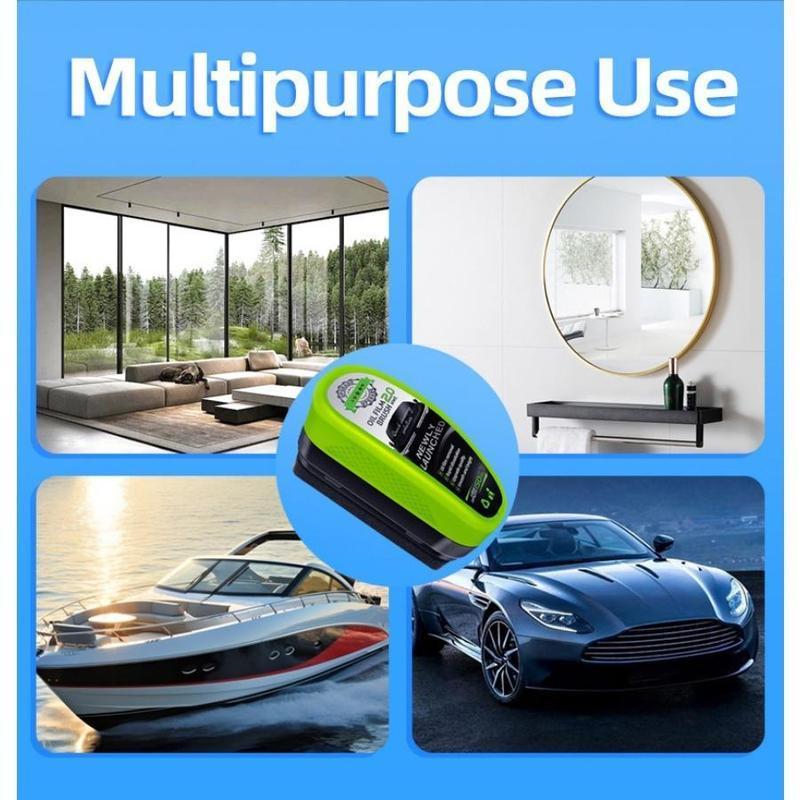 Quick Oil Film Remover! Car Glass Cleaning Wipes, Effortlessly Cleans Grease for Safer Rainy Driving‌