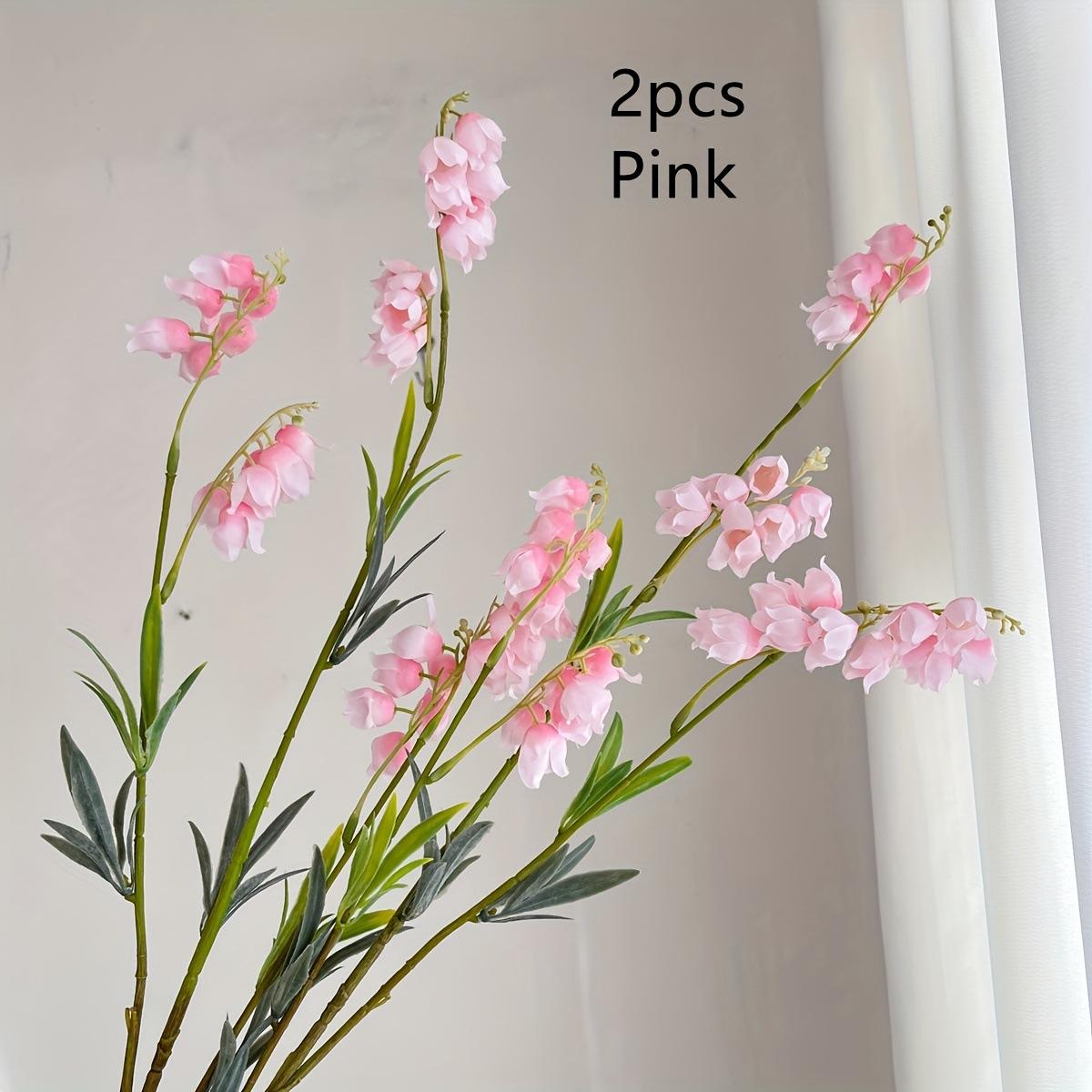 Dreamy Long Branch Bellflower Wind Chime Fake Flowers Factory Direct Soft Decor Garden Decoration, Beautiful Artificial Plant