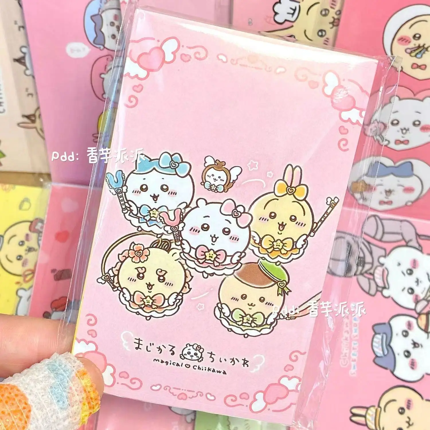 Chiikawa Character Seal Stickers - 20 Sheets Random 1 Pack DIY Embellishment Supplies for Cute Cartoon Handbooks, Gift Decoration