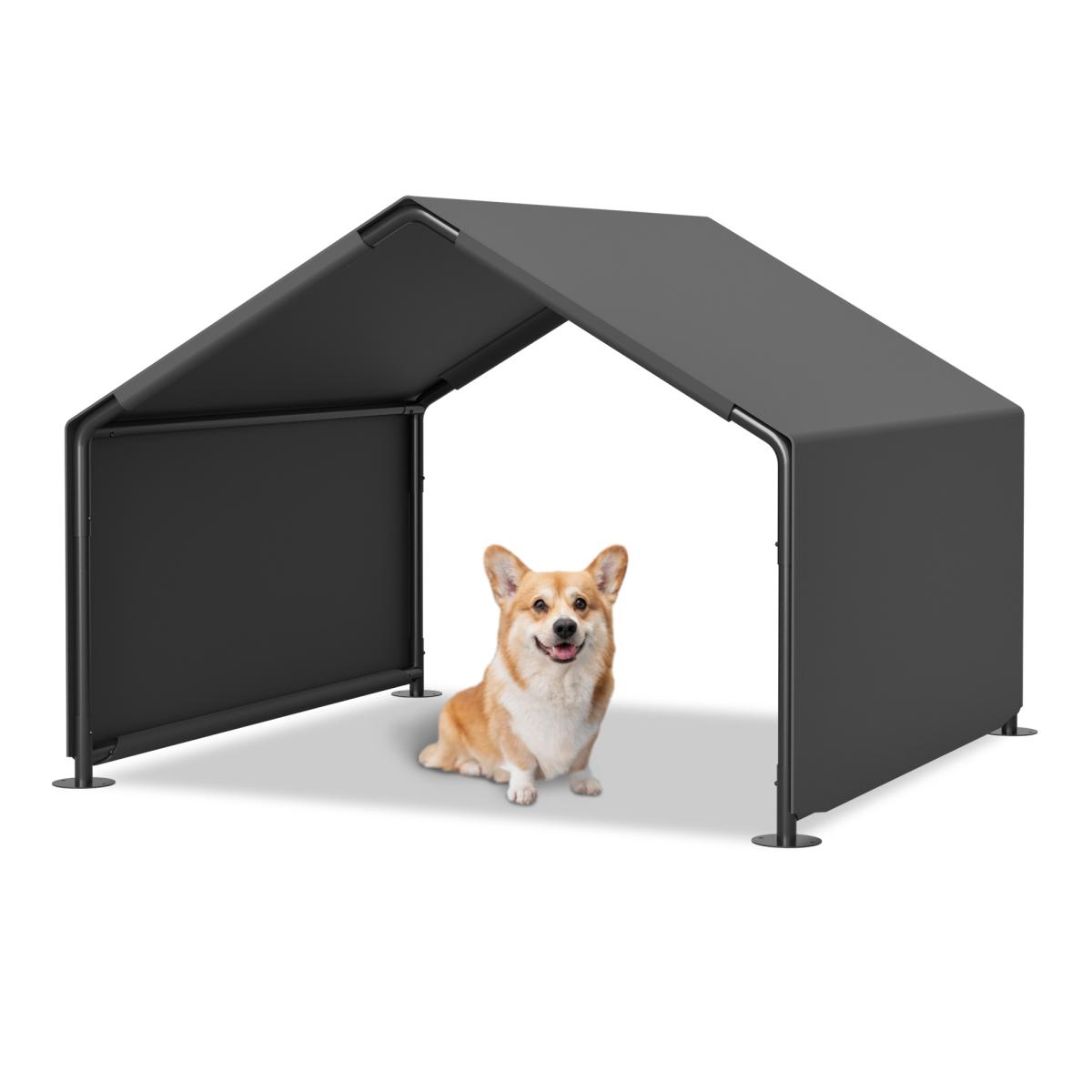 Aobtkel Portable Dog Shade Shelter, 47.8 Inch Outdoor Pet Tent with UV Protection and Water Resistant 420D Oxford Cover, 1 Inch Steel Frame, Ventilated Dog House for Dogs Cats Camping Garden Patio Backyard, Gray Aobtkel Portable Dog Shade Shelter, 47.8 Inch Outdoor Pet Tent with UV Protection and Water Resistant 420D Oxford Cover, 1 Inch Steel Frame, Ventilated Dog House for Dogs Cats Camping Garden Patio Backyard, Gray