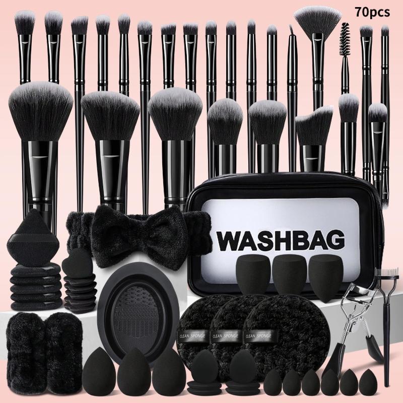 Professional Makeup Brush Set, Multifunctional Cosmetic Tools Kit, Includes Makeup Box, Foundation Brushes, Eyeshadow Brushes, Eye and Face Makeup Brushes