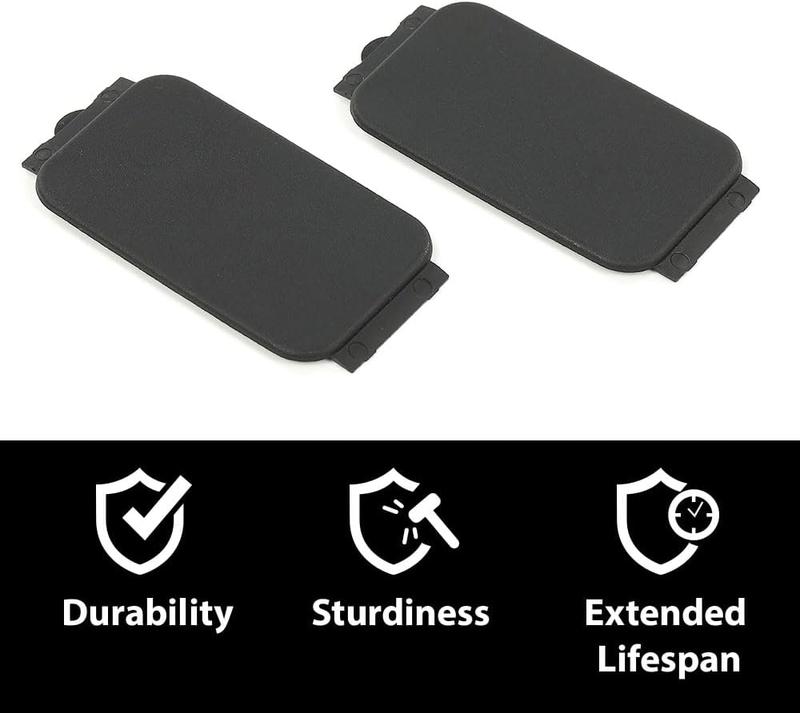 G-PLUS 2Pcs Factory Truck Bed Rail Cap Bedrail Insert Plug Box Fit For Ford F150 F250 Upgraded Version