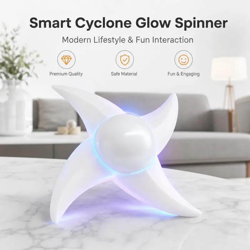 Spinning Light-Up Rasengan Wind Blade Shuriken Cosplay Prop, Rotating Glowing Ninja Shuriken Handheld Ornament, Kids Luminous Laser Sword Toy for Anime Cosplay, Role Play & Children Birthday Gift, Party Accessory