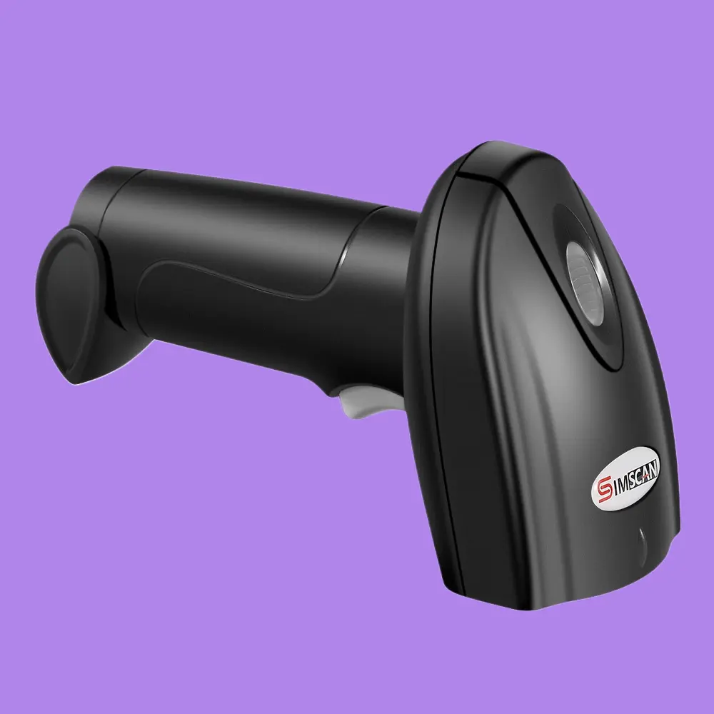 Laser Wireless Scanner 1D 2D QR Code Bluetooth Barcode Scanner Wired Handheld for Supermarket Express