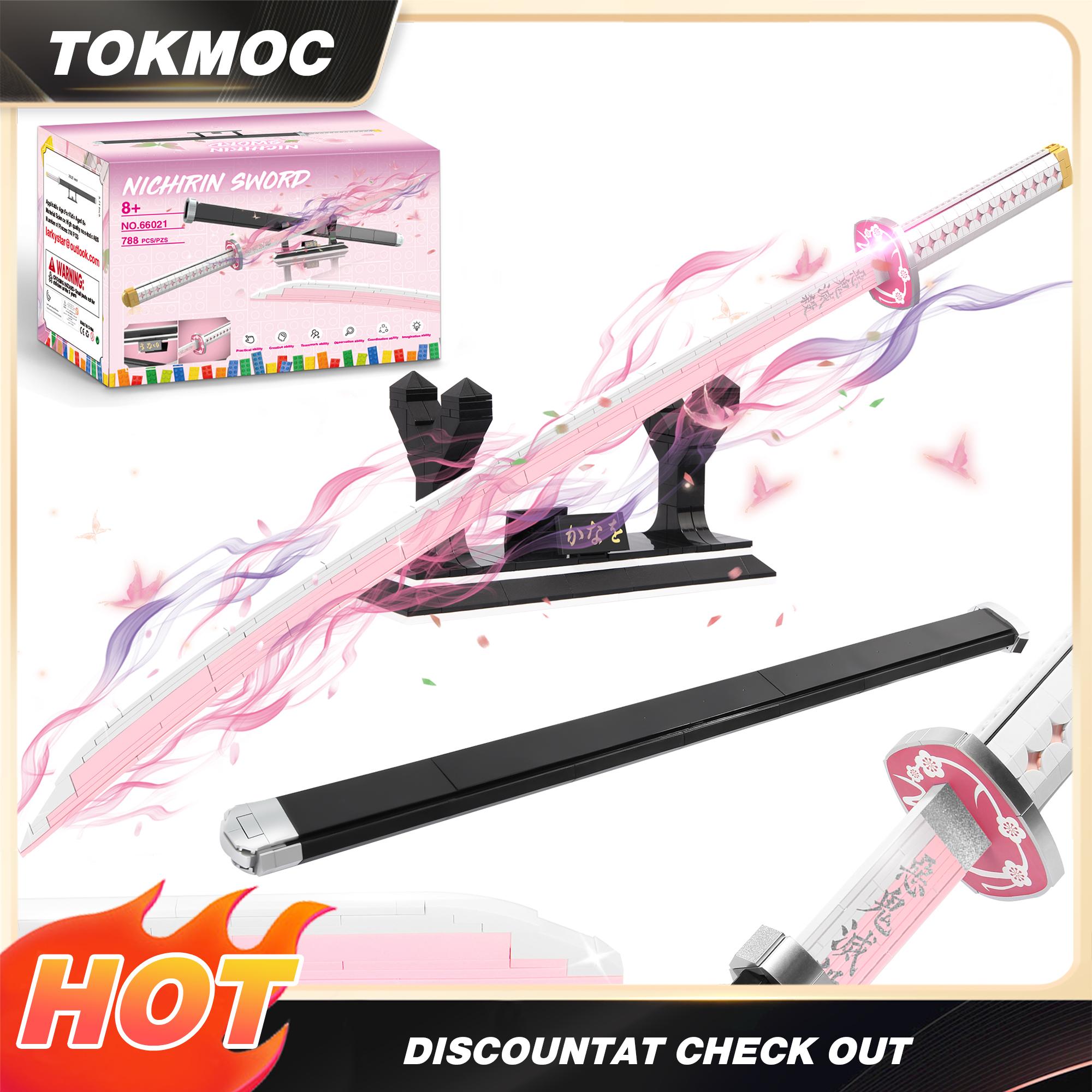 TOKMOC DemonS Building Block Set with Stand,Handmade Cosplay Anime Toy,Collecting Building and Gifting Model for Anime fans,Home Decoration,For aged 12 and above,Stress relief toy