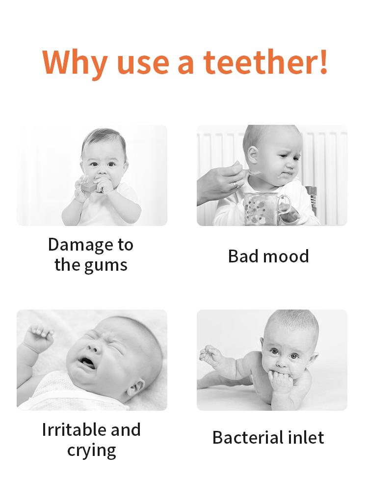 Baby Teething Toys Set of 10, TV Remote Shape, Safe Soft Chewable, Relief Toy for Infant Gums, Promotes Sensory Development