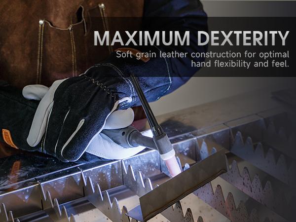 YESWELDER Professional Goatskin TIG Welding Gloves, Premium Durable Leather TIG Gloves, Enhanced Work Safety & Comfort YESWELDER Professional Goatskin TIG Welding Gloves, Premium Durable Leather TIG Gloves, Enhanced Work Safety & Comfort