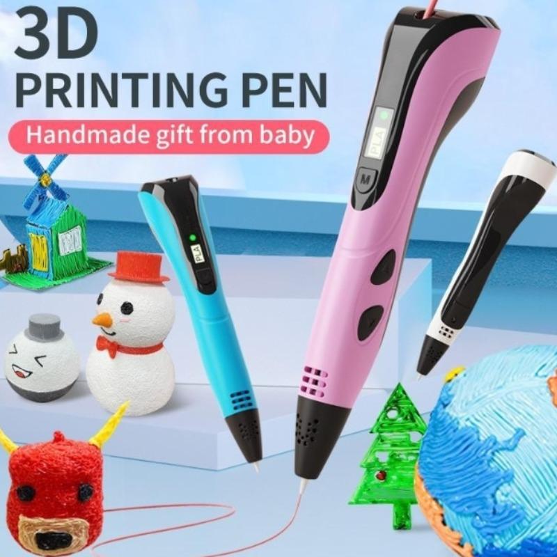 3D Printing Pen, 1 Set USB Rechargeable 3D Drawing Pen with Accessories, DIY 3D Drawing Pen for Students, Gift for Teenager