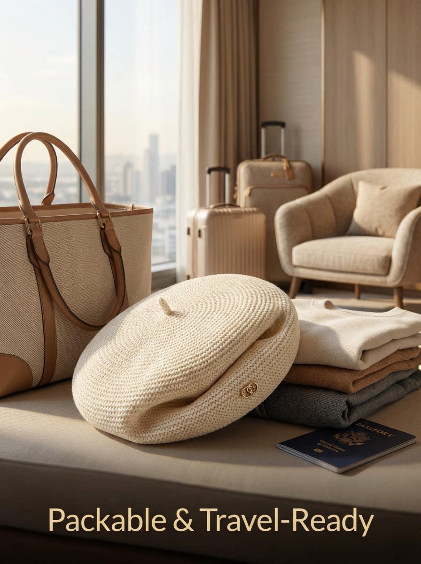 2026 Spring Summer New Hollow Out Pleated Beret Hat, Solid Color Small Charming Style, High Quality Sweet Elegant Beret, Sun Protection for Women, Lace-Trim Beret, Breathable island silk fabric for all-day comfort, Stylish Versatile chic style