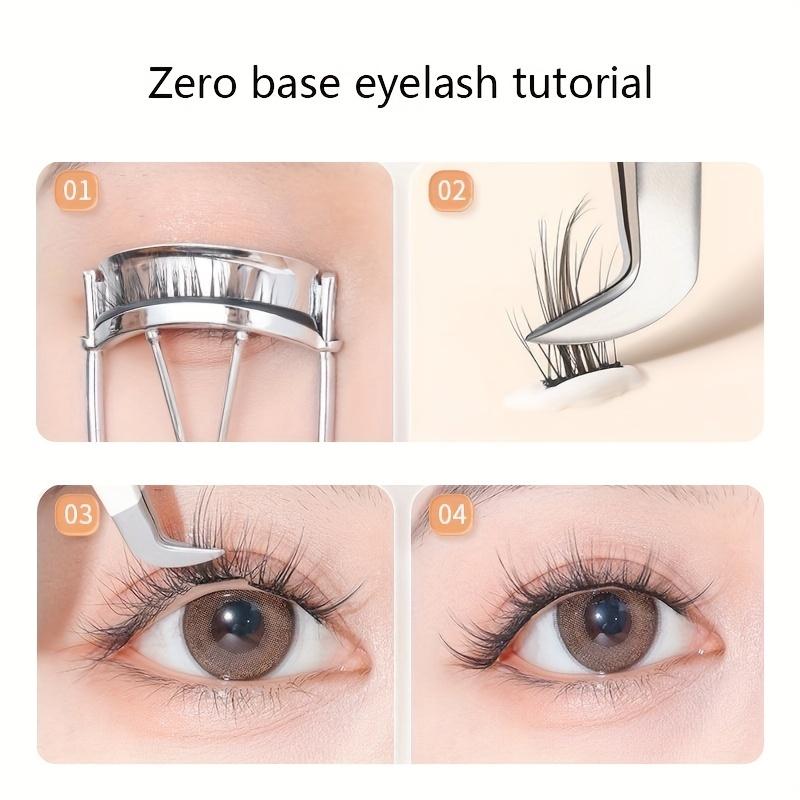 1pc Eyelash Applicator Tool DIY Lash Tweezers Curved Eyelash Tweezers For Easy Lashes Application And Removal