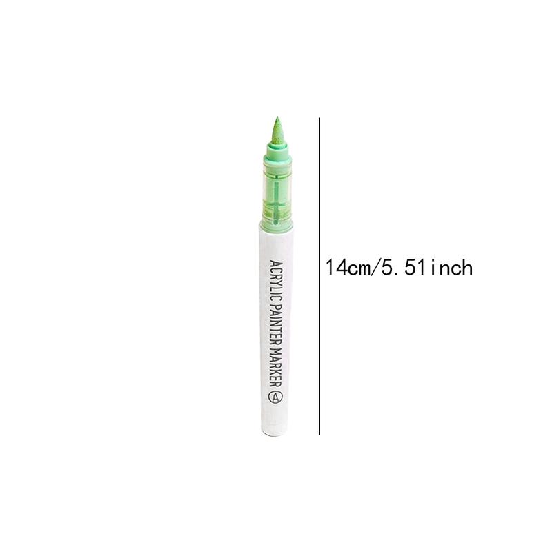 Gradient Color Marker Pen, 9 Counts/set Liquid Acrylic Marker Pen, Student Colored Graffiti Painting Coloring Pen, Art Supplies