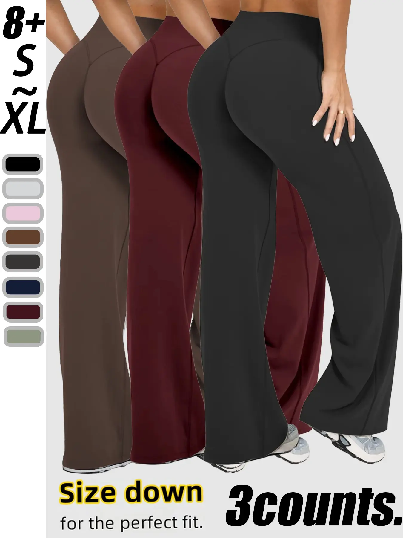 Brown + Wine Red + Black