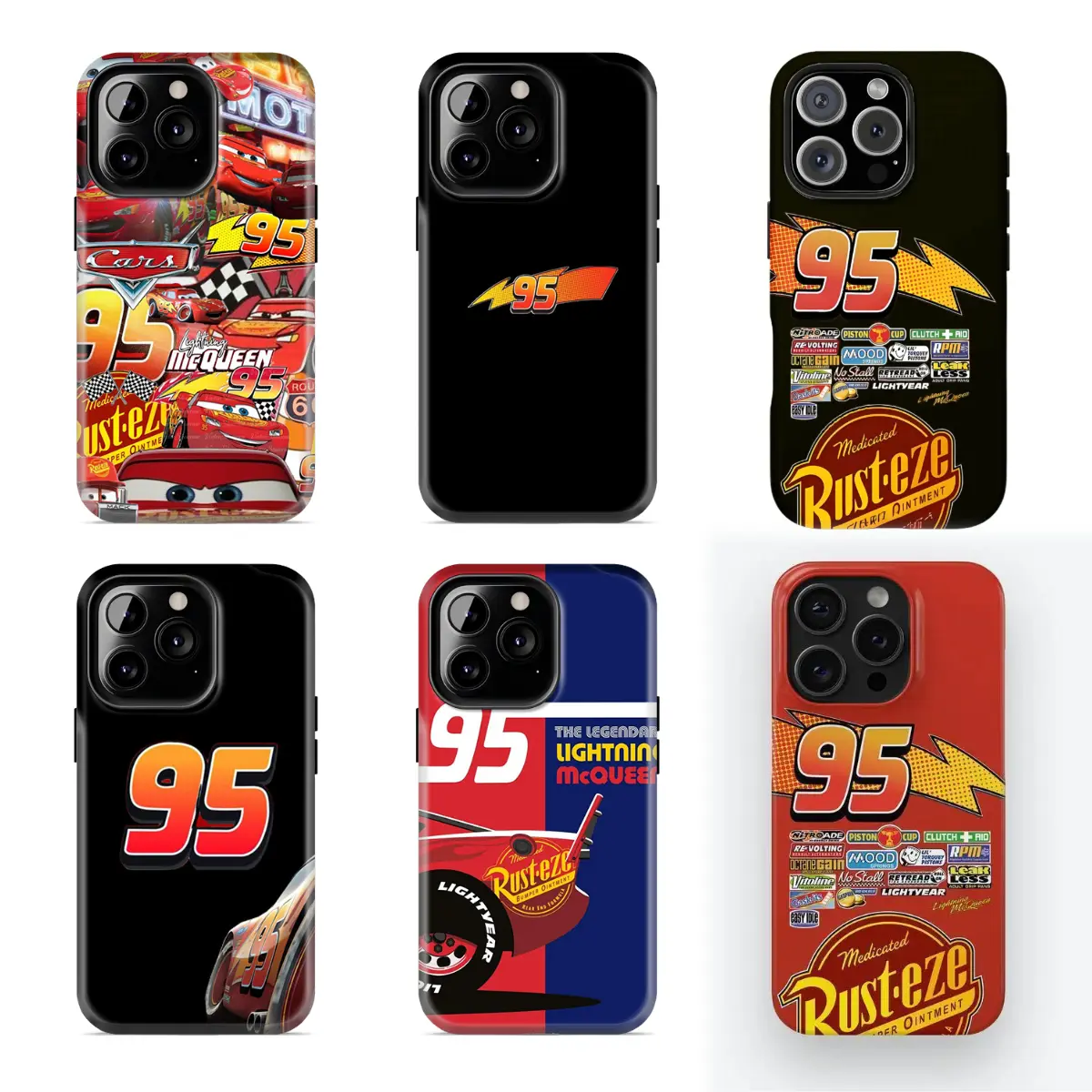 L-LIGHTNING M-MCQUEEN SPECIAL EDITION CARS PHONE CASE For Samsung iPhone  14 15 16 17 HALLOWEEN/Christmas Gifts, iPhone Case Halloween Christmas Gifts Cover  Protection Protective