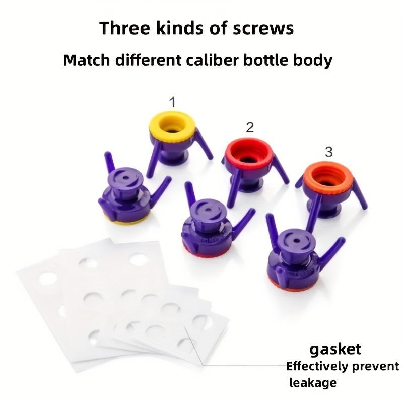 6pcs Inverted bottle cap shampoo triangular inverted stand tripod kitchen seasoning bottle stand bathroom shower gel Portable Home Use Bathroom Accessory