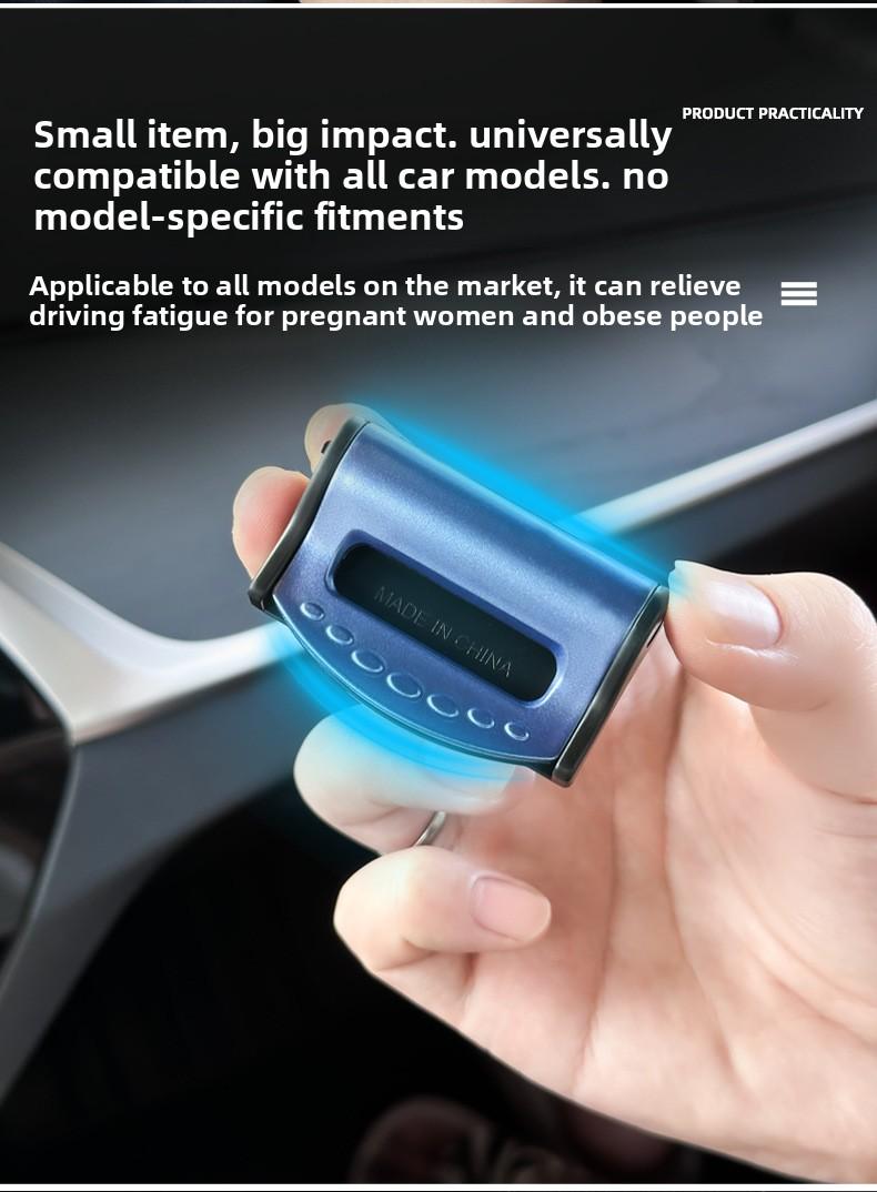 Car Seat Belt Adjuster for Pregnant Women, Practical Safety Belt Holder, Adjustable Tightening Device to Prevent Choking