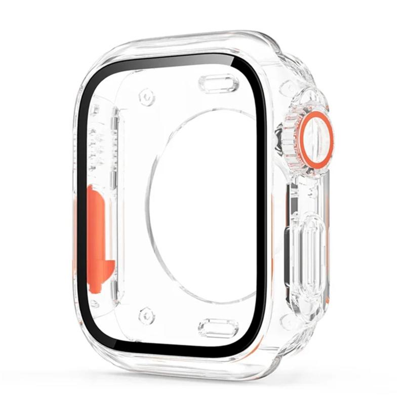 Watch Protective Case, Watch Case with Screen Protector, Watch Protector Compatible with Apple Watch 40mm to 49mm, Smart Watch Accessories, Wearable